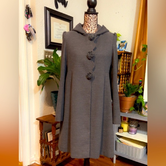 Charming Charcoal Gray Girl’s ROTHSCHILD Winter Coat. - Picture 1 of 7